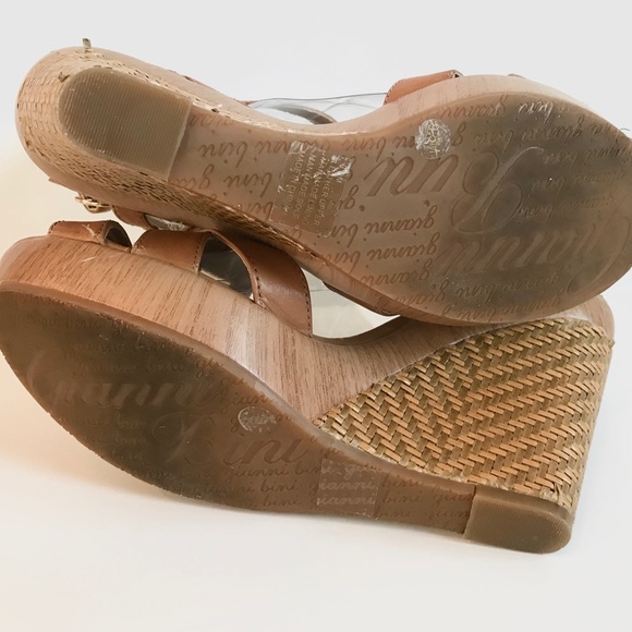 Gianni Bini Wedge Sandals. Size 9.5 - Picture 6 of 7